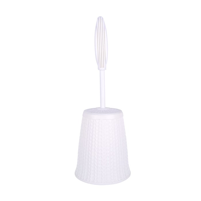 Йоржик для унітазу Violet House Віолетта White білий, 38*13.5*13.5 см, 1 шт